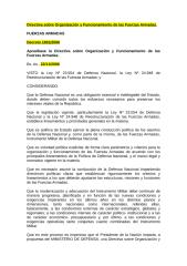 decreto 1691 2006 directiva organización y funcionamiento de las fuerzas armadas.doc
