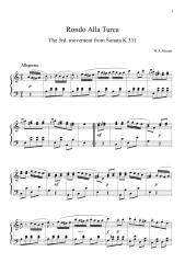 partituras - mozart - sonata k331 - 3º mov (marcha turca).pdf