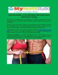 Learn the Benefits of Gym Alternatives like Group Fitness and Personal Training.pdf
