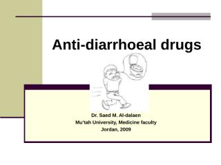 Anti-diarrhoeal drugs_medicine.ppt