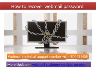 How to recover webmail password.pptx