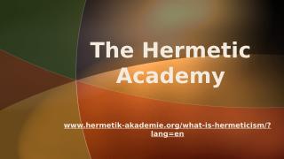 The Hermetic Academy.pptx